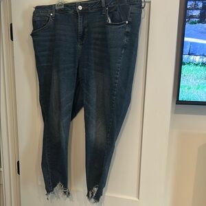 A Beautiful Soul Distressed Blue Jeans for Women